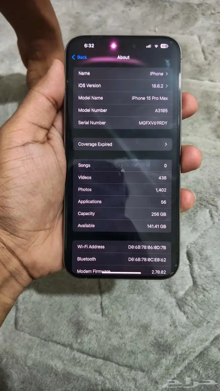 Sell iPhone 15 pro max full fresh 6