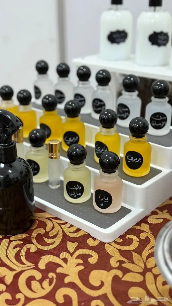 عرض 3 أنواع عطر مستوحي وبخور اي نوع ومرش ب100 0