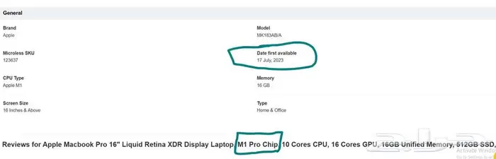 Apple MacBook Pro 16.2 M1 Pro-chip 16g ماك بوك 3