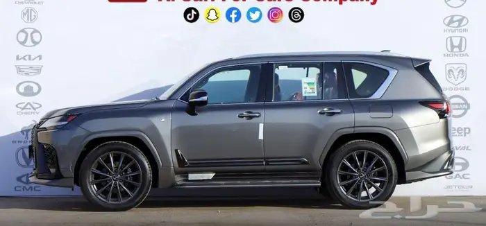 لكزس LX600FF تيتانيوم سعودي لوحات 2025 4