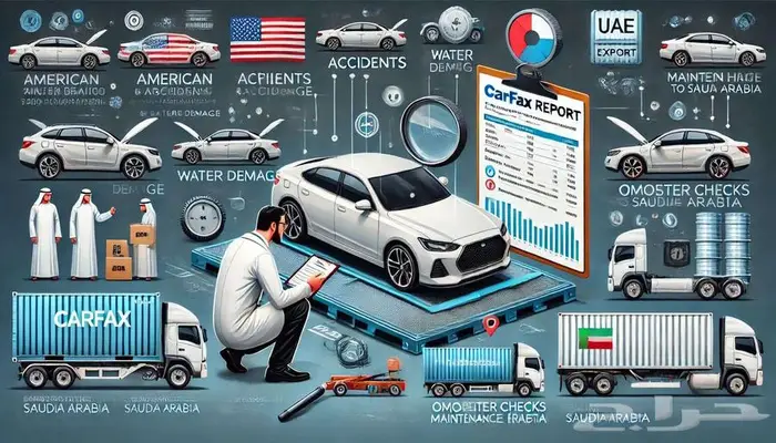خدمة فحص وتصدير السيارات من الإمارات إلى السعودية 2