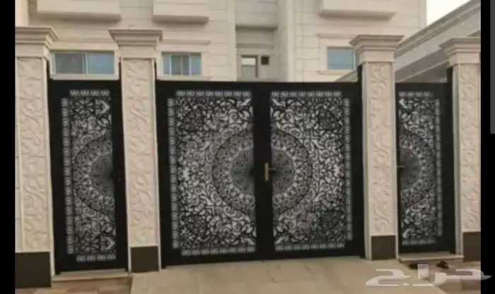 تصنيع بوابات وابواب الفلل والقصور 2