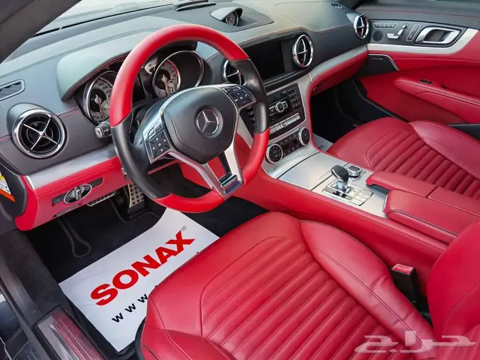 Mercedes SL550 كشف لون مميز من النوادر عالشرط 3