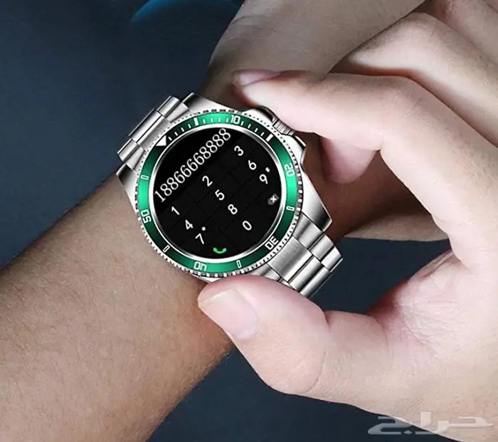 الساعة الذكية شبيهة رولكس ماركة اصلية بعرض 150 فقط 11