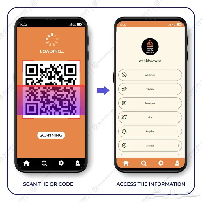 تصميم باركود QR مجمع ( للسوشيال ميديا ) 0