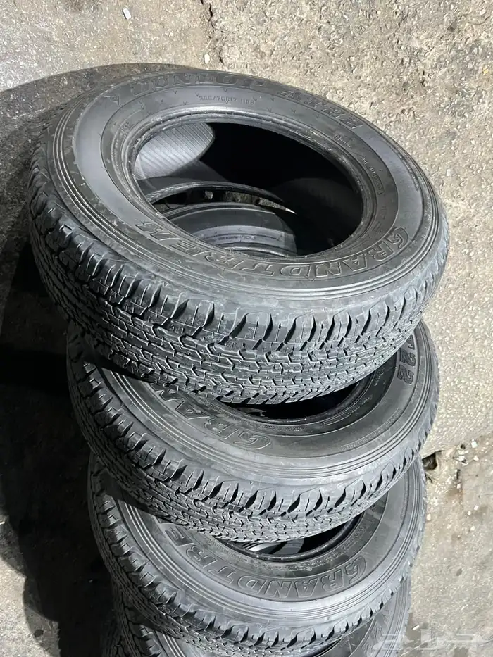 كفرات دنلوب افجي وكاله مقاس 265 70 17 23