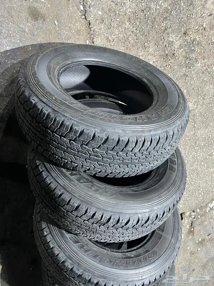 كفرات دنلوب افجي وكاله مقاس 265 70 17 33