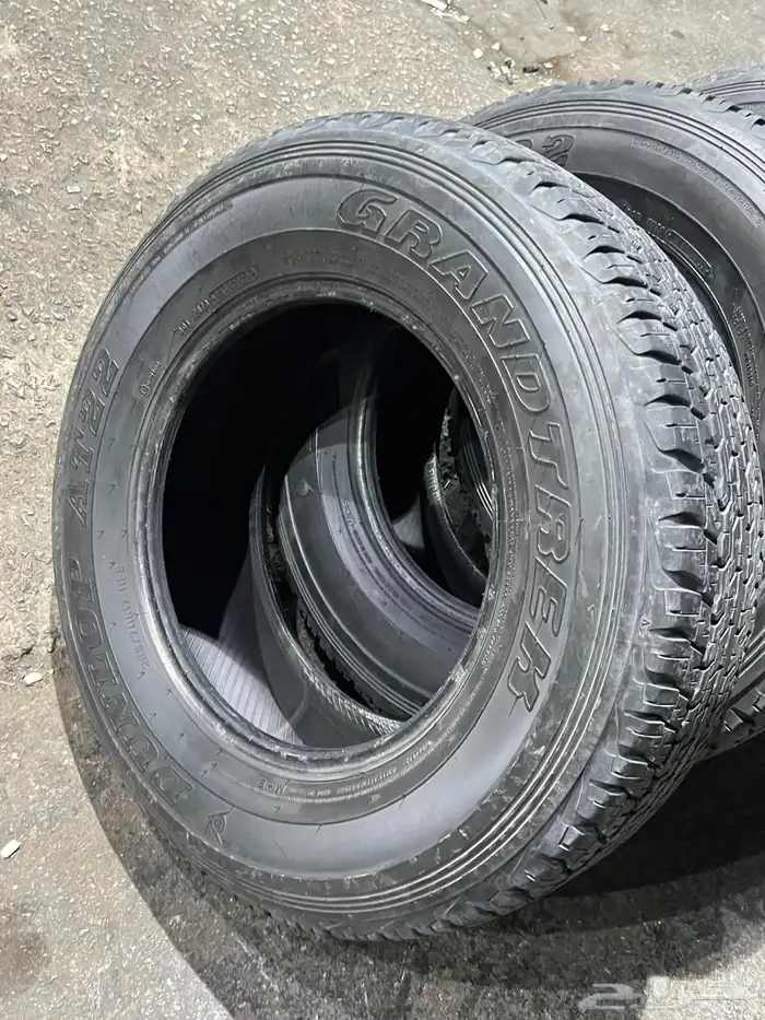 كفرات دنلوب افجي وكاله مقاس 265 70 17 19