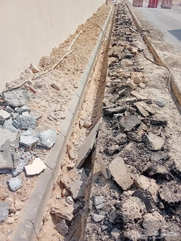 أسفلت حفر قشط حفريات طرنشات 12