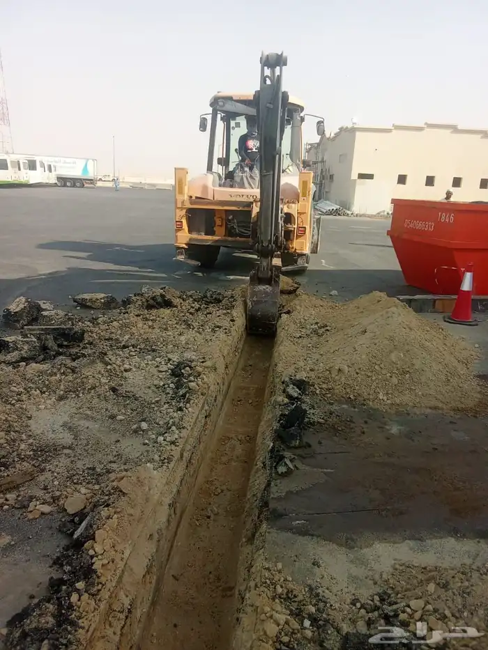 أسفلت حفر قشط حفريات طرنشات 13
