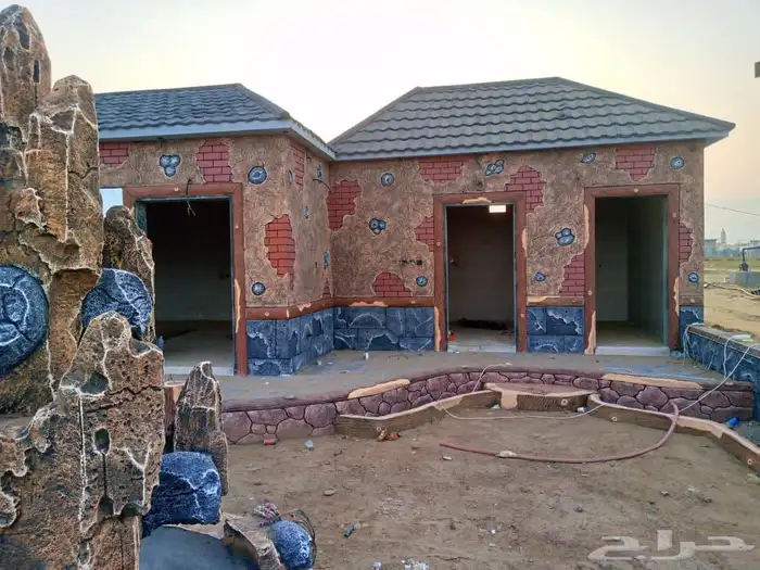 نوافير شلالات رسم جلساتاحواض 2