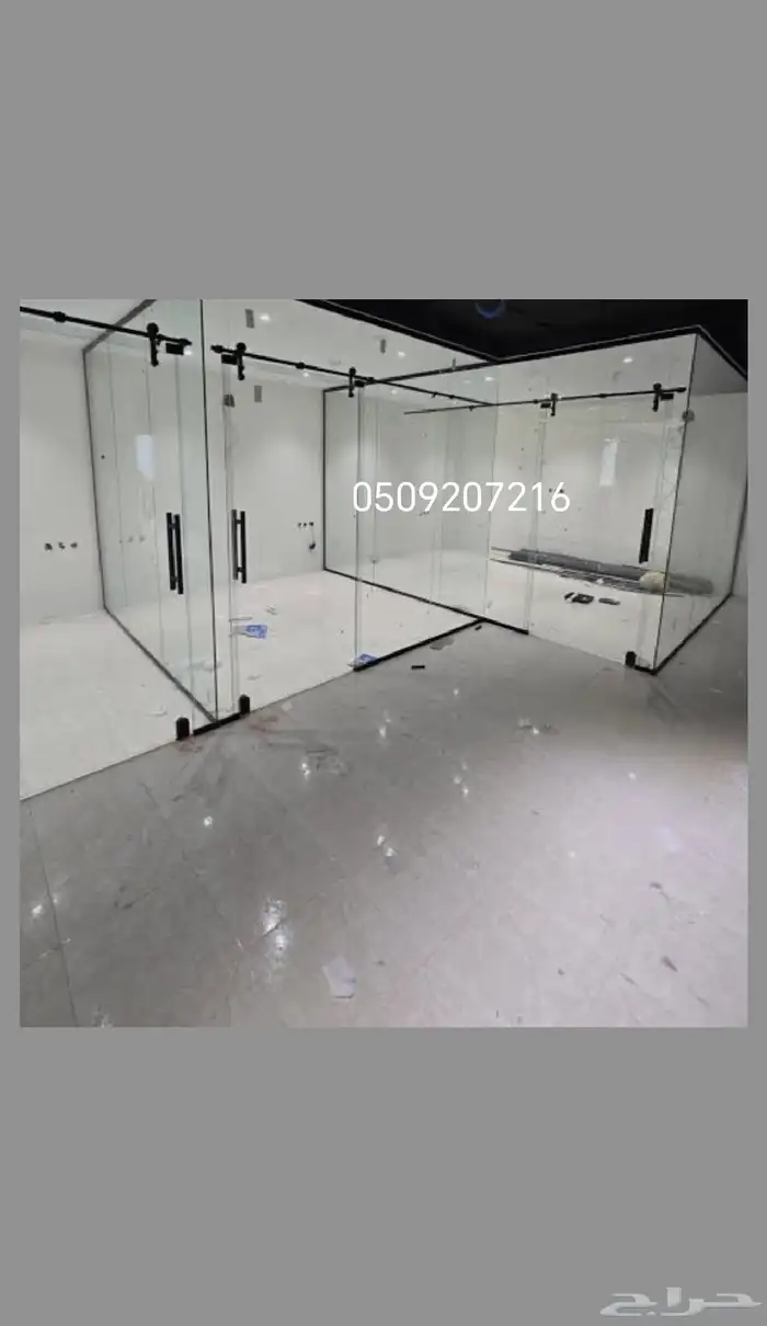 تركيب زجاج سكريت تركيب دربزين 1