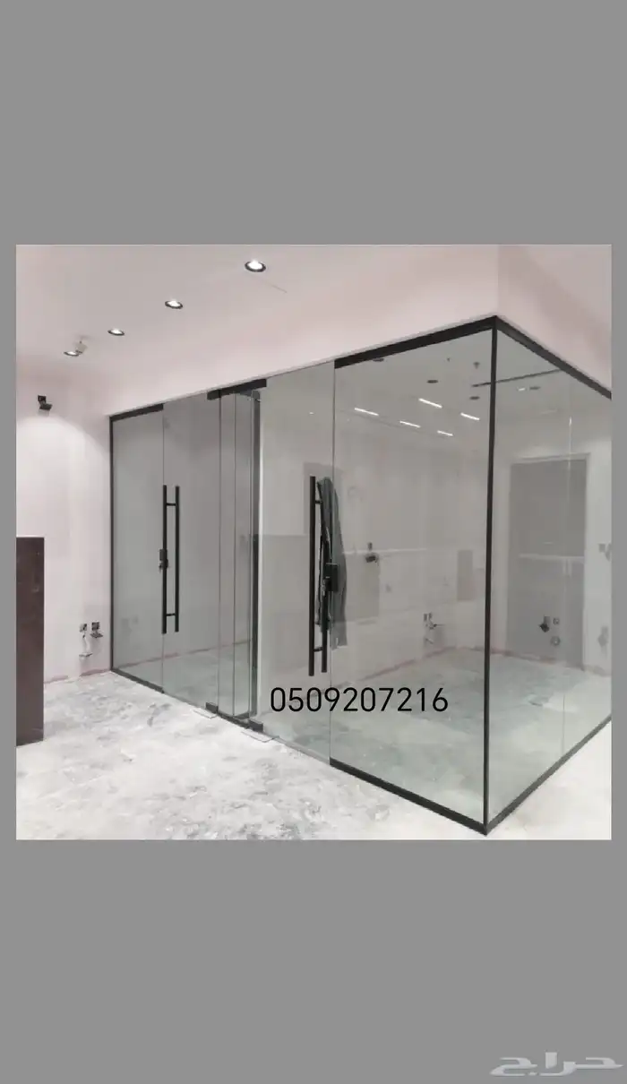 تركيب زجاج سكريت تركيب دربزين 2