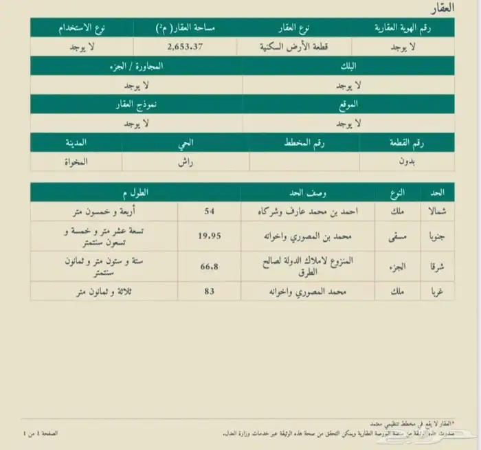 أرض تجارية كبيرة للبيع على طريق الباحة المخواة 3
