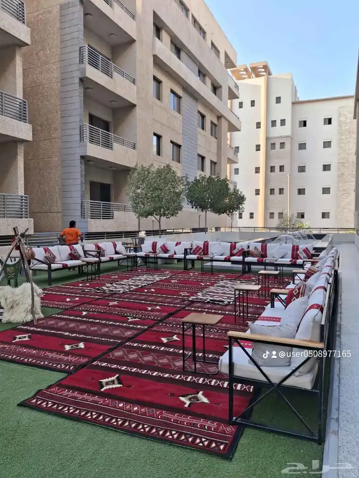 كرسي طولات زجج جلسات شعبيه وترثيه قهوجين صبابين رجال نساء 3