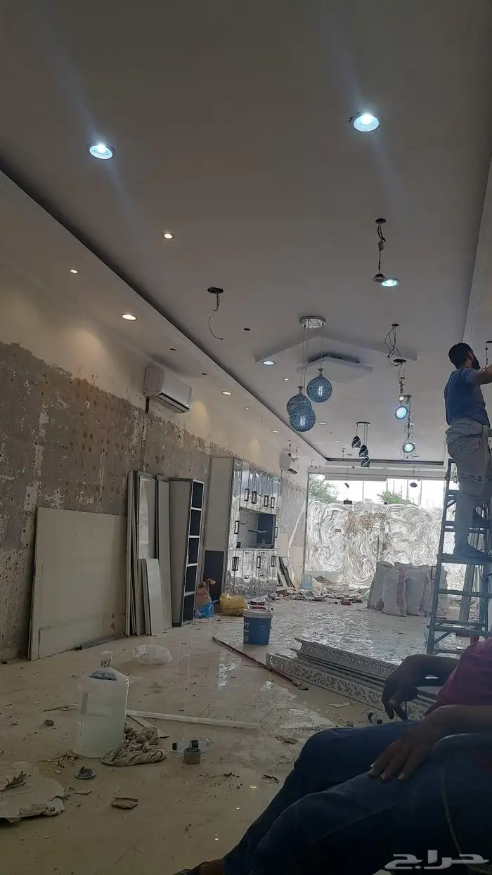 ديكورات شيبوارد جبس مستعار نعلات منزليه باركيه 39