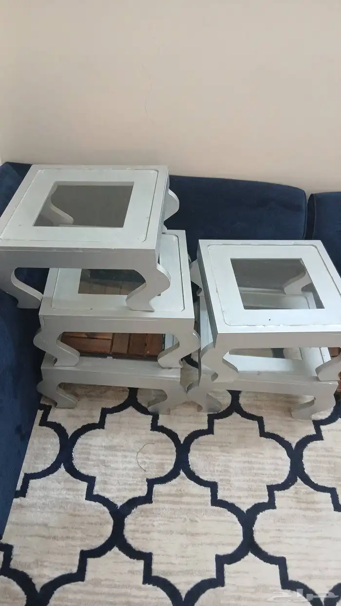 طاولة مجلس معي 6 طاولات خدمه 1