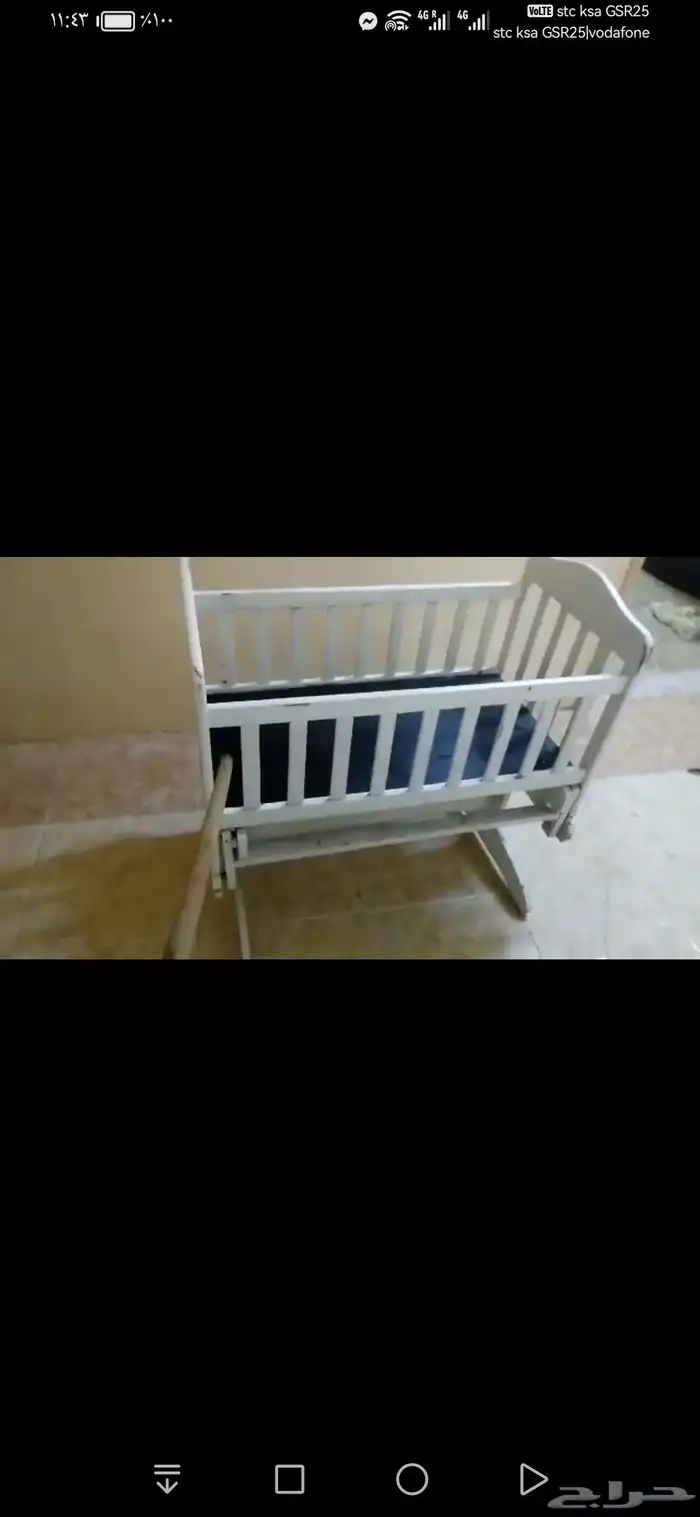 سرير اطفال هزاز _ سرير اطفال هزاز نضيف جدا جدا 6