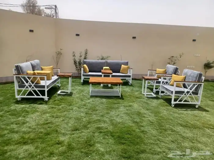 جلسات خارجيه خشب وحديد تفصيل علي حسب طلب العميل 10