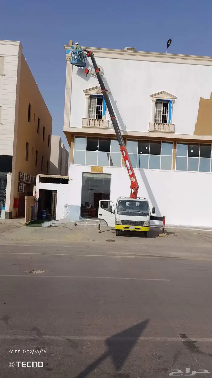 رافعه ونش و كرين سبعة وسطحه ثلاثه طن ايجار يوميات مشاوير 7