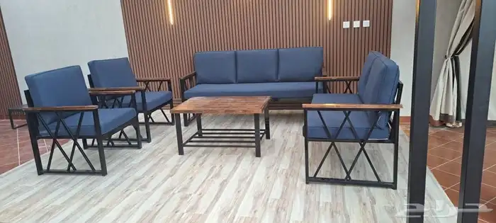 جلسات خارجيه خشب وحديد تفصيل علي حسب طلب العميل 5