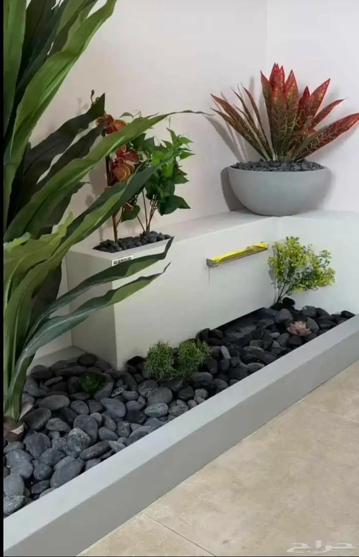 يوجد لدينا احجار زينة طبيعي احجار ابيض ثلجي احجار اللمعة 6