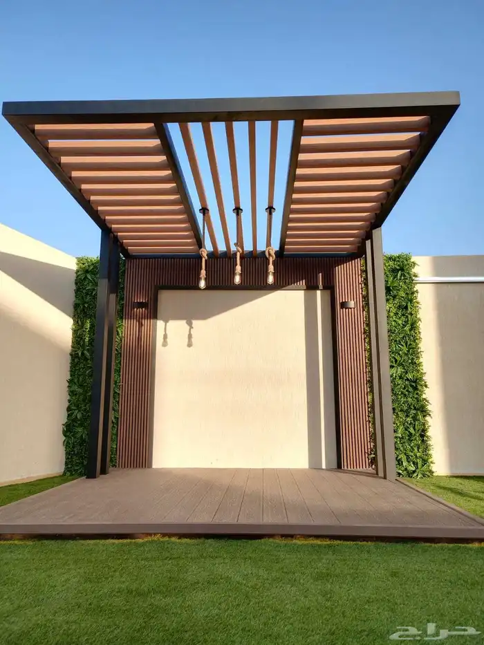 فنون العشب متخصصون فى تنفيذ مظلات وحدائق 0