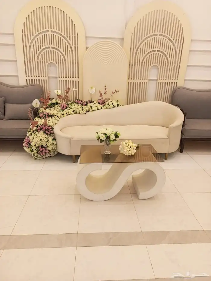 تاجير كراسي وطاولات وتنسيق مداخل استقبال وكوش 6