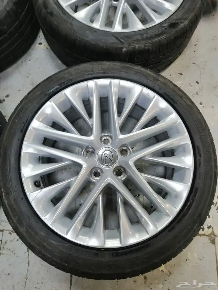 جنوط لكزس es350 أصلي وكاله مقاس 18 0