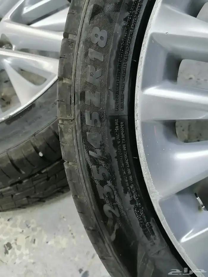 جنوط لكزس es350 أصلي وكاله مقاس 18 9