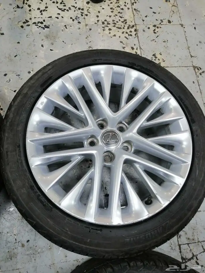 جنوط لكزس es350 أصلي وكاله مقاس 18 1