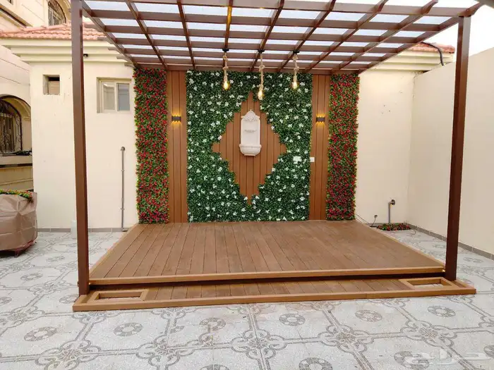 فنون العشب متخصصون فى تنفيذ مظلات وحدائق 15