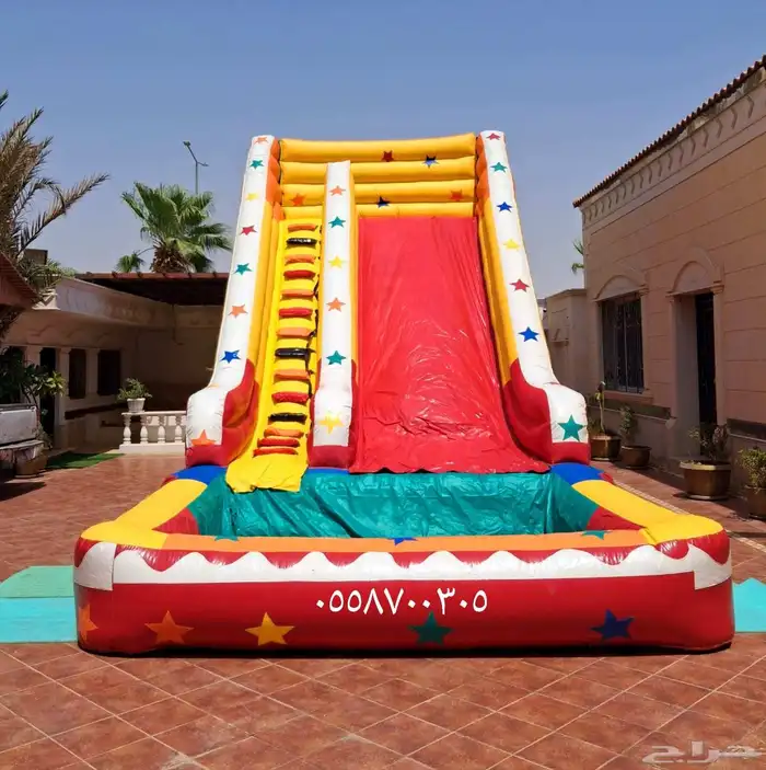 نطيطات نطيطه زحليقه ملعب صابوني العاب اطفال بالرياض 0