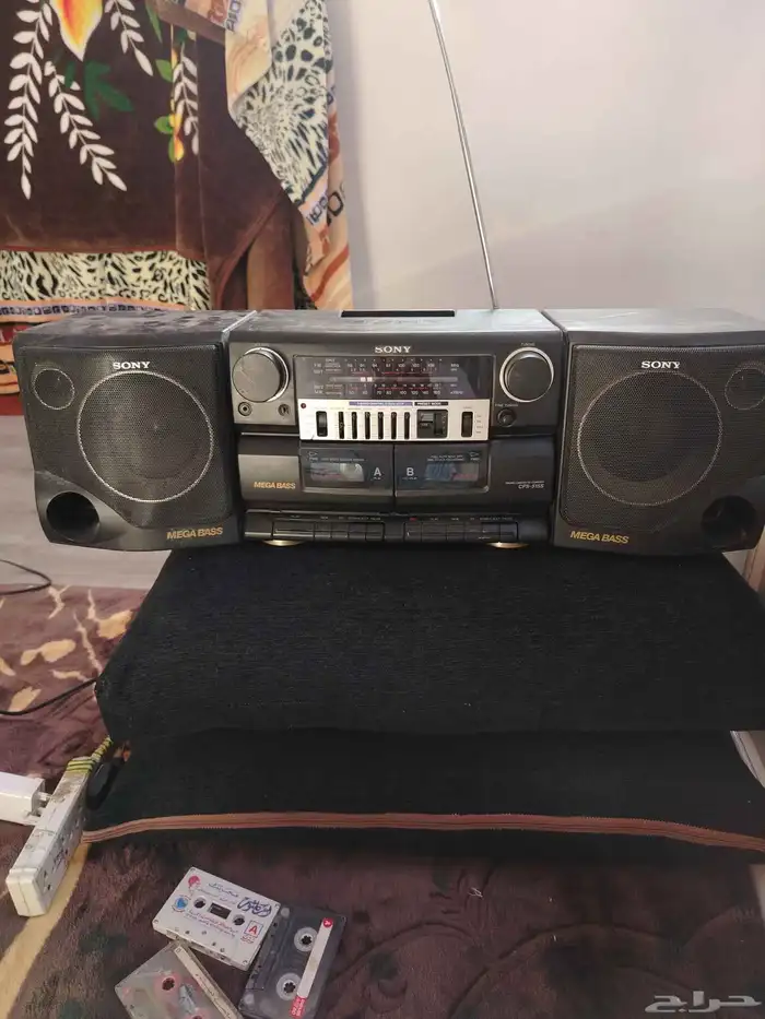 مسجل سوني قديم تراث شغل 0