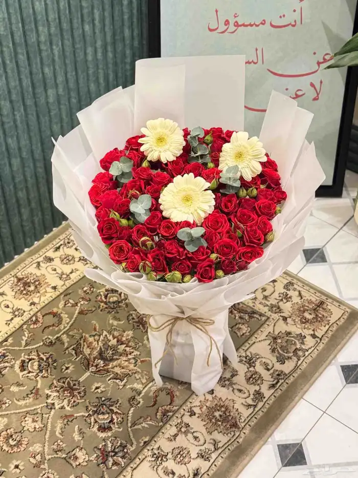 بوكيه ورد طبيعي 4