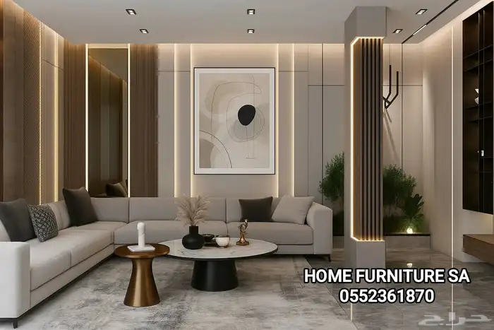 Modern Luxury Corner Sofa Set   كنب مودرن زاوية فاخر 1