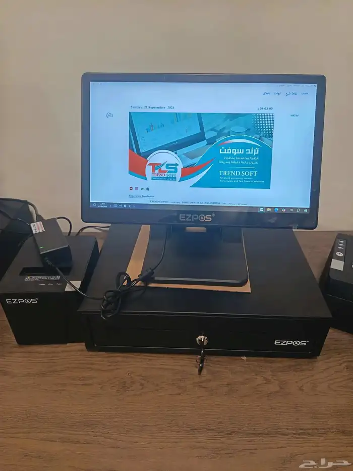 كاشير لمس مع برنامج يدعم هيئة الزكاة والضريبة   معتمد رسمي 0