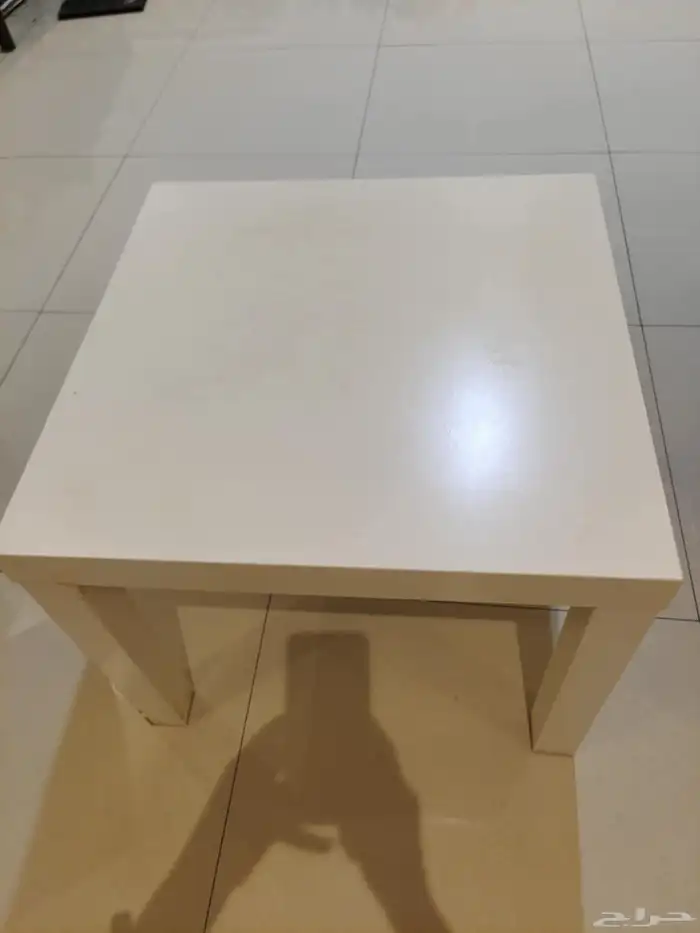 طاولة ايكيا ابيض طاولة جانبية table Ikea 0