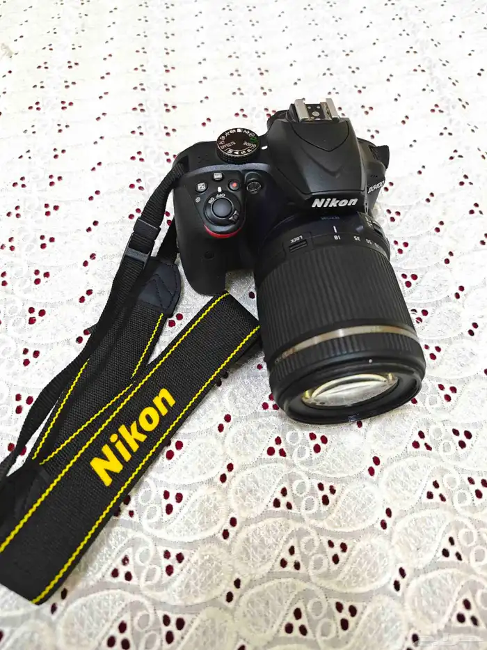 كاميرا نيكون D3400 مع عدسه تامرون 0
