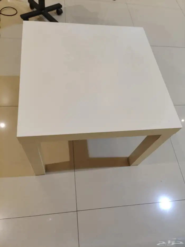 طاولة ايكيا ابيض طاولة جانبية table Ikea 1