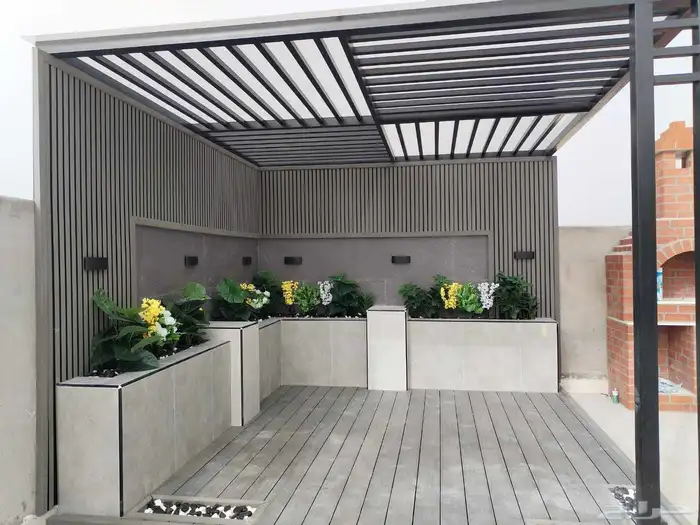 فنون العشب متخصصون فى تنفيذ مظلات وحدائق 3