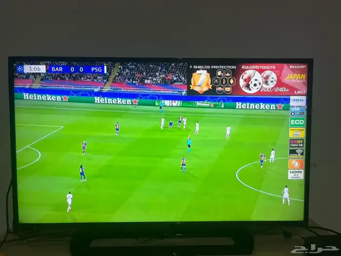 شاشة شارب 43 بوصة LED بحالة ممتازة ليست سمارت 0