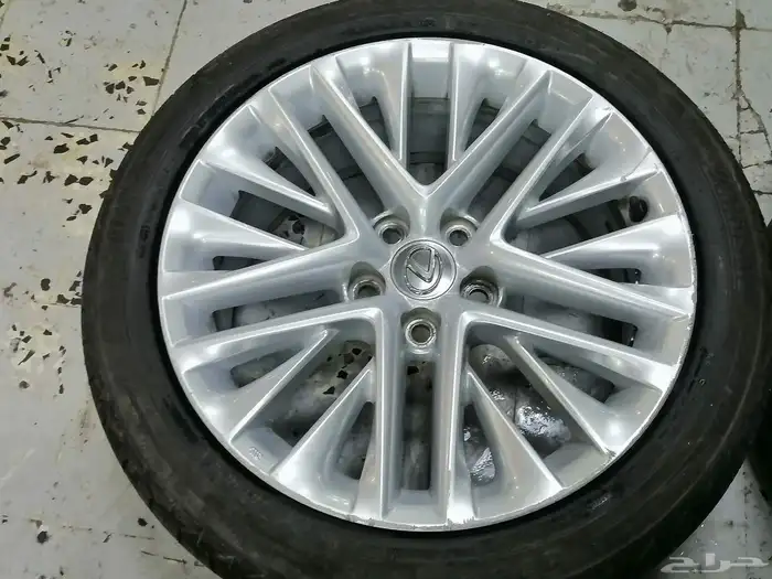 جنوط لكزس es350 أصلي وكاله مقاس 18 13