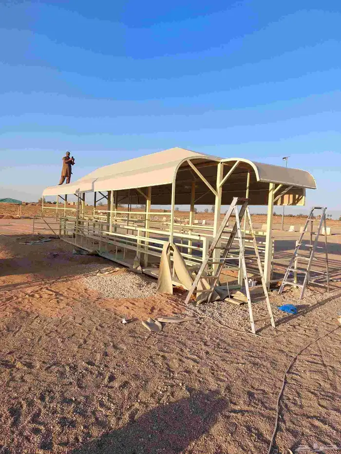 خيام مظلات سواتر برجولا غرفه 9