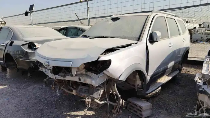 قطع غيار مستعمل كيا موهافي موديل 2015 تشاليح الحائر 0
