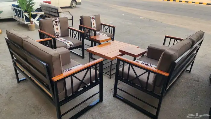 جلسات الخارجية تقم خشب و حديد 9