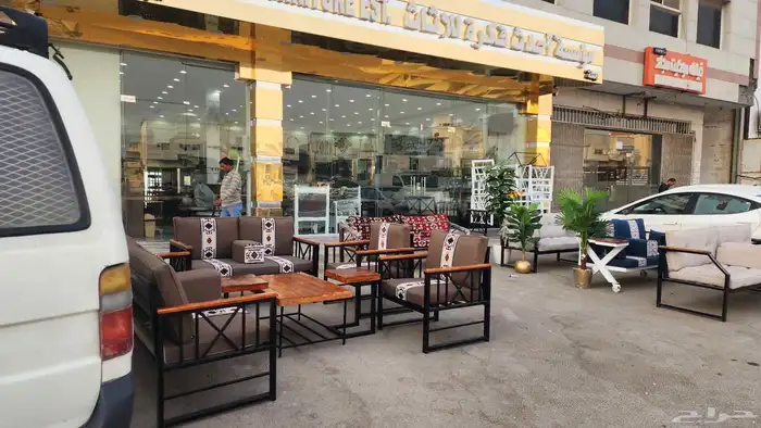 جلسات الخارجية تقم خشب و حديد 8