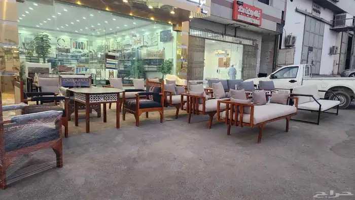 جلسات الخارجية تقم خشب و حديد 2