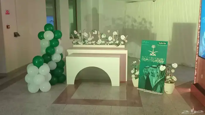 تجهيز افتتاح . تجهيز اقواس بالون . ايجار سماعات 2