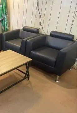 مكتبي كنب جلد فخم جديد سعر الجمله 7